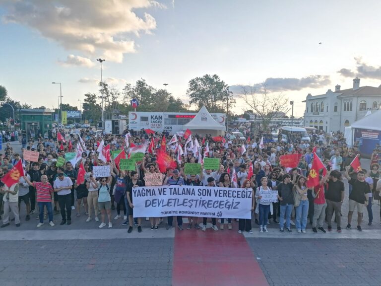 Kadıköy’de Akbelen’e destek eylemi: Yağma ve talana son vereceğiz, devletleştireceğiz