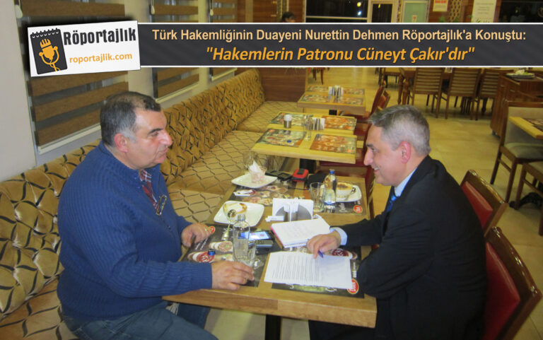 “Hakemlerin Patronu Cüneyt Çakır’dır.”