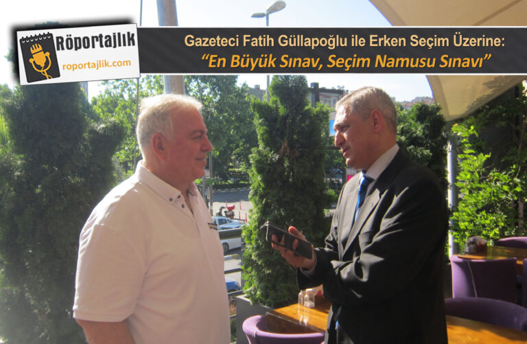 “En Büyük Sınav, Seçim Namusu Sınavı”