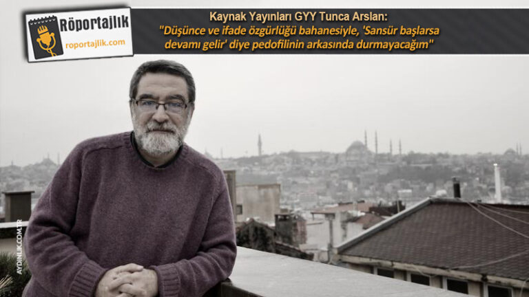 “Düşünce ve ifade özgürlüğü bahanesiyle, ‘Sansür başlarsa devamı gelir diye’ pedofilinin arkasında durmayacağım”