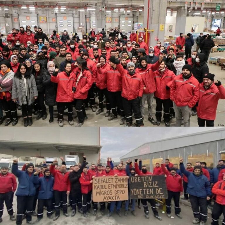 Sermayenin zammı yüzde 28… Migros depo işçileri geçinebilecek ücret için direniyor